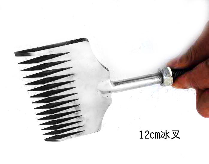 12cm冰叉 冰(bīng)建工具 冰雕工(gong)具 雪雕工具 鋒(fēng)利耐用